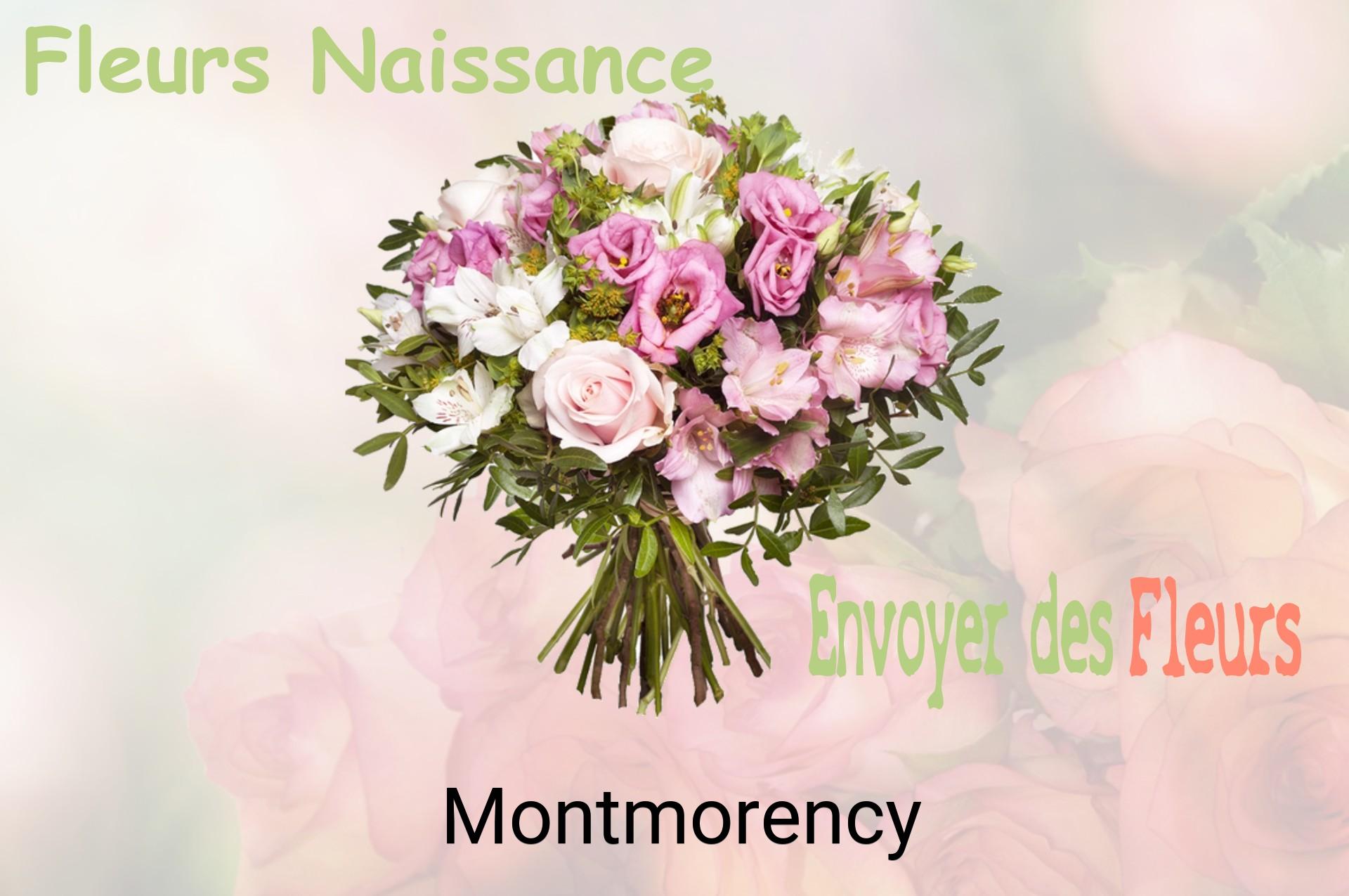 Bouquet de fleurs de naissance livré à Montmorency